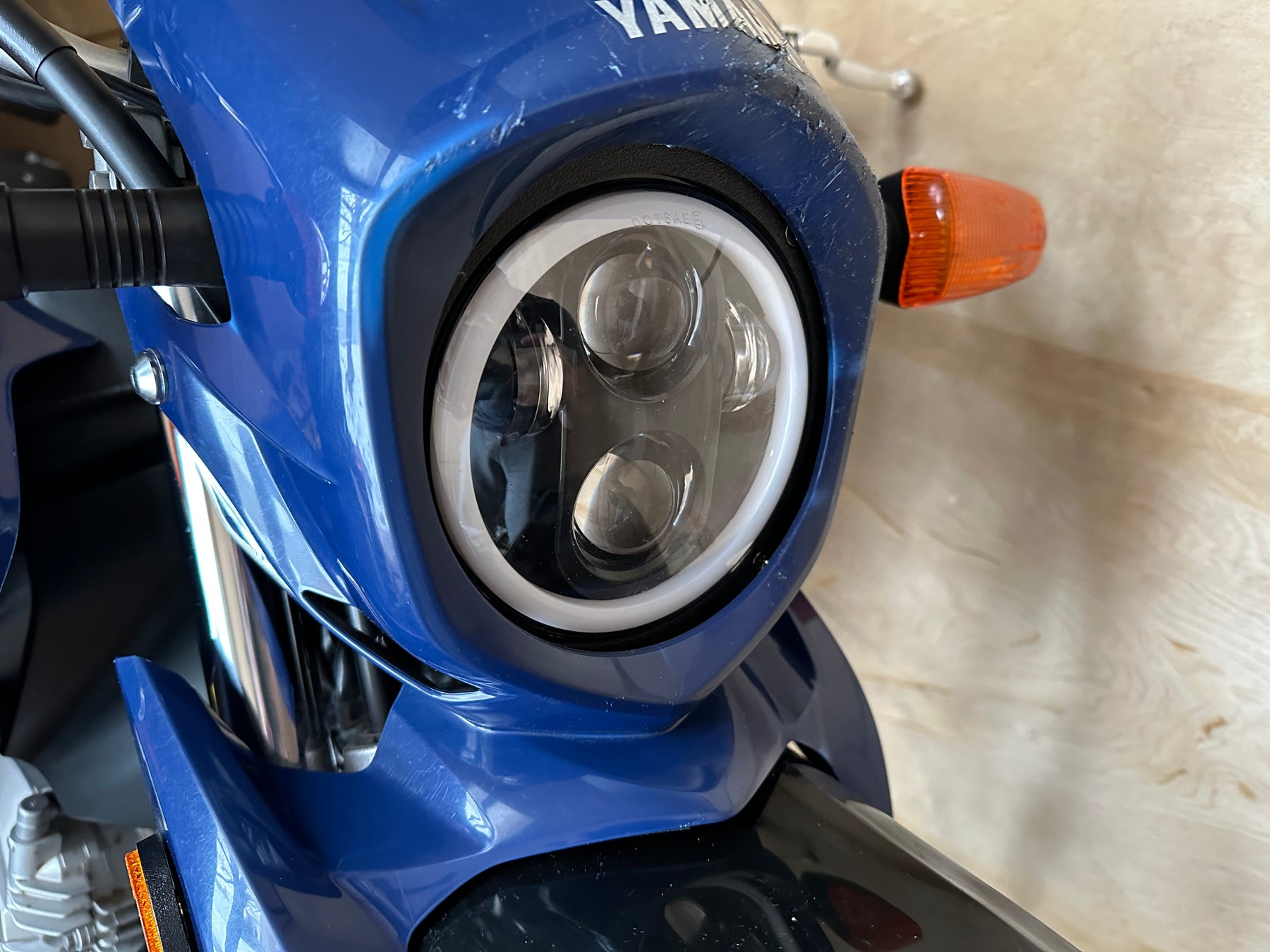 Yamaha XT250 Headlight Adaptor Bracket Installation Guide