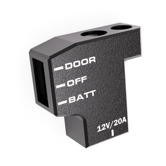 Control Module Housing for Camper Shell Dome Light and Auxiliary Power Point