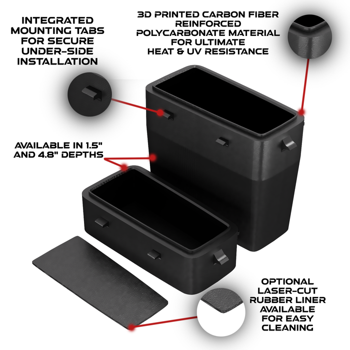 2013-2019 Ford Explorer/Police Interceptor Utility Center Console Shifter Filler Pocket V2