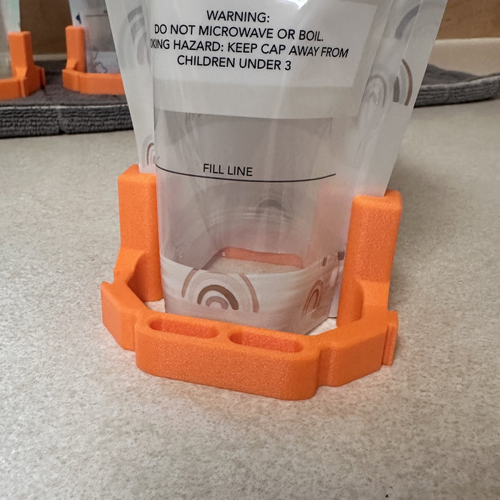 Reusable Baby Food Pouch Wash and Drying Rack, 2-Pack