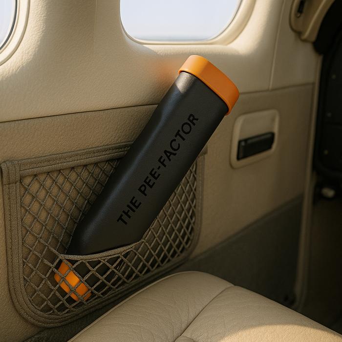 The Pee-Factor Water Bottle Urinal for Pilots and Truckers