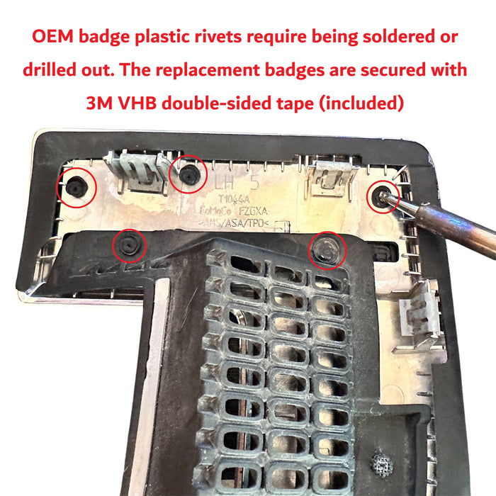 2021-2025 LOBO (F-150) Fender Badge Insert Pair