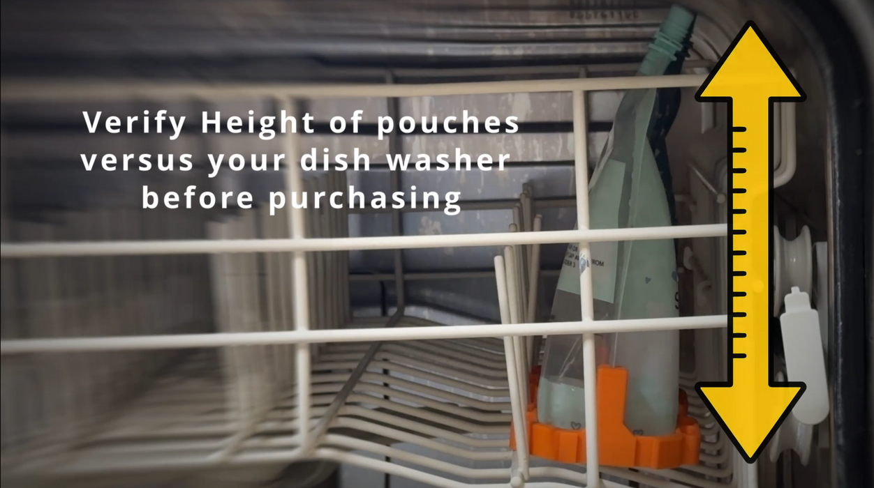 Reusable Baby Food Pouch Wash and Drying Rack, 2-Pack