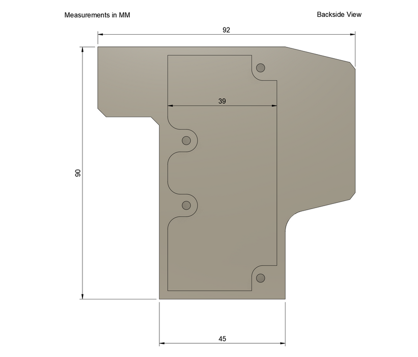 Control Module Housing for Camper Shell Dome Light and Auxiliary Power Point