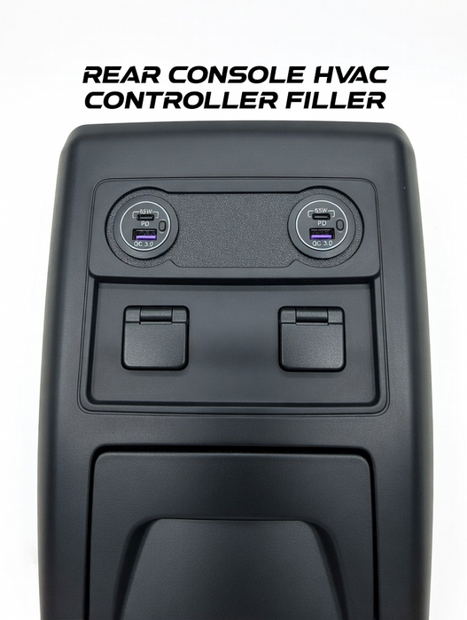 2020-2026 Ford Explorer/Police Interceptor Utility Center Console Rear Temperature Control Delete Panel