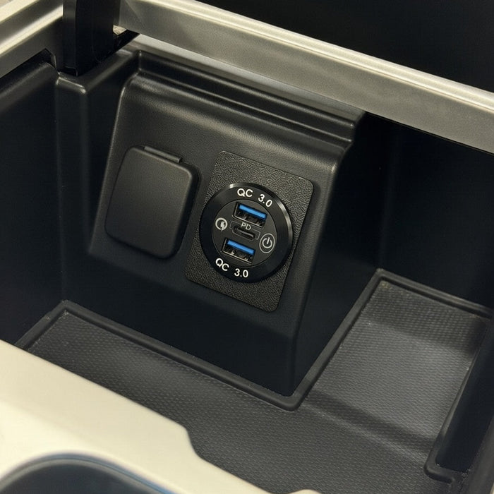 2020-2026 Explorer Console SYNC 3 Hub Replacement USB Mount Panel